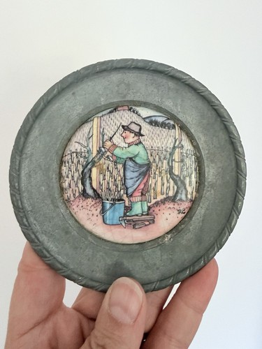 Vintage german plate - , crafted