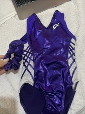 GK Purple Leotard With Matching Scrunchie 