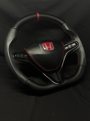 Leather sports steering - sports, wheel