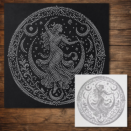 Dancing woman medallion - dancing,