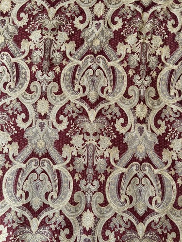 Red and gold damask designer