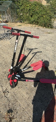 Red and black collapsible