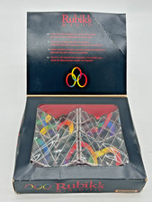VINTAGE Rubik's Magic Puzzle Matchbox 1980s Folding Rings Game | M4 G475