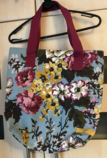 Joules Blue Floral Tote