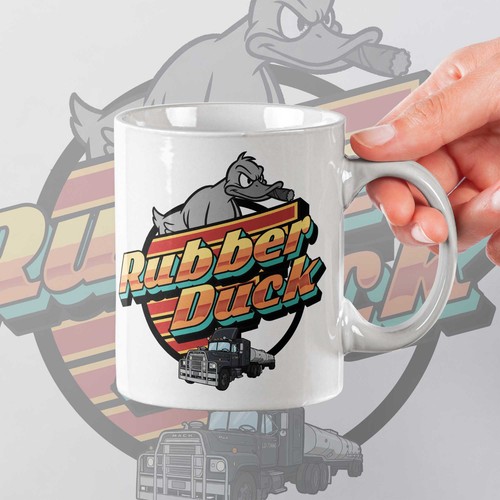 Rubber duck mug convoy - rubber, film