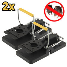 2x Large Professional Heavy Duty Rat Snap Traps for Outdoors / Indoors Rodent UK