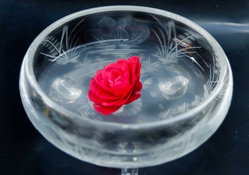1920s engraved crystal - engraved,