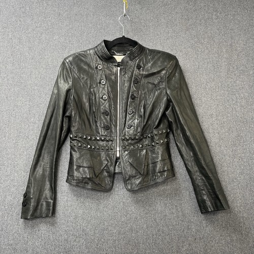 Karen millen leather jacket - leather,