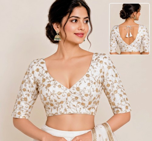 Indian sari blouse readymade - sari, blouse,