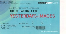 The X Factor Live Ticket Used