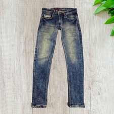 Diesel Sweat Jeans Skinny Fit Mens W30 L28 Blue Mid Rise Jogger Like Material