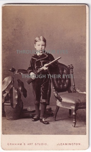Victorian cdv photo boy - cdv,