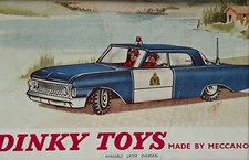 Police Cop Car Dinky Toy -