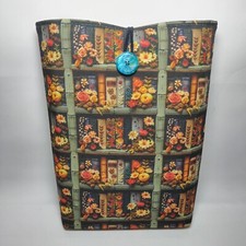 Bookcase Handmade Book Sleeve Cover Padded Paperback The Mendip Maker Floral