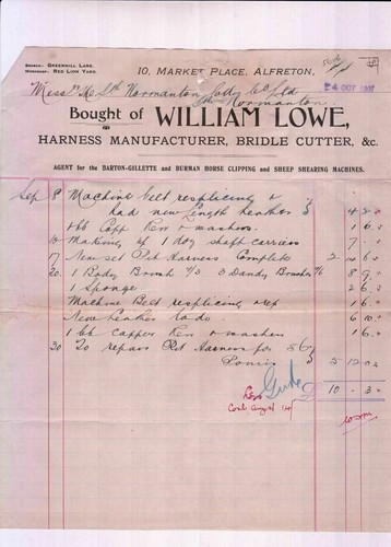 William lowe alfreton harness - william,