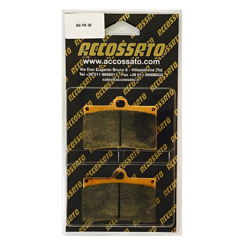 Front recessed brake pads - front,