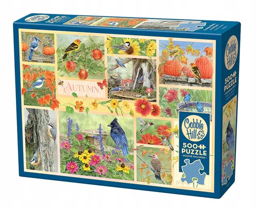 Cobble hill autumn birds - hill,