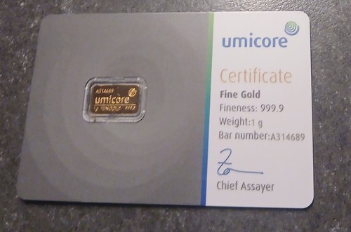 Gold bar fine - g,