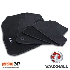 VAUXHALL MOKKA/MOKKA X BLACK VELOUR FRONT/REAR FLOOR CAR MATS UKCVA015 GENUINE