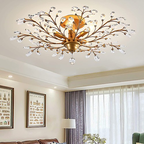 Gold vintage crystal - gold,