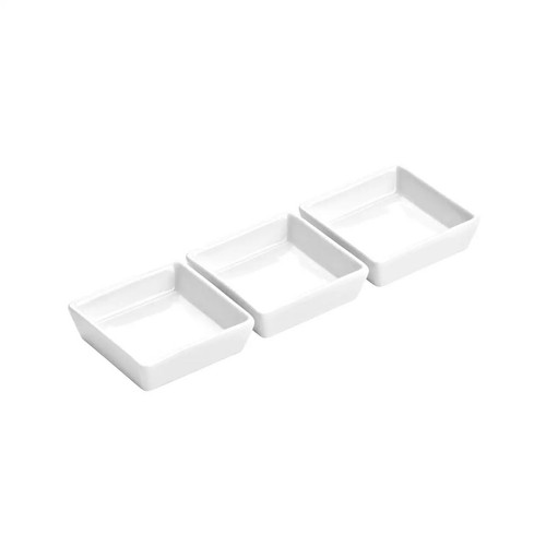 3pcs square serving - 3pcs, dishes