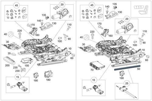 Mercedes benz seat adjustment - seat,