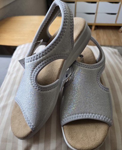 Pavers silver shimmer stretch - silver,