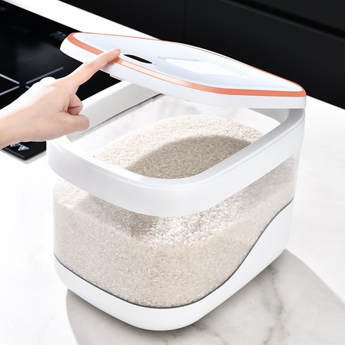 Large press type rice bucket - large,