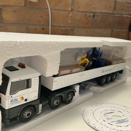 Man dropside trailer hiab - man,