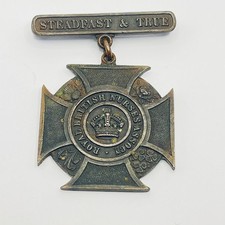 1890s Royal British Nurses Association Medal Bertha Higginbottom Norwich #3498