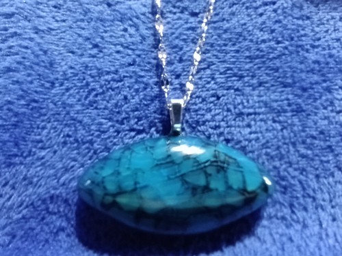 Blue dragons vein agate fancy - vein,