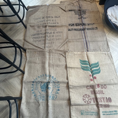 Used coffee sacks - coffee,