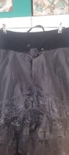 GOTHIC/WITCHY/VICTORIAN SKIRT-SZ 18-BLACK-GORGEOUS LAYERS OF LACE !!!