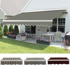 Half Cassette Electric Awning