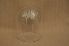 LARGE 25.5 CM HIGH GLASS CLOCK/TAXIDERMY DOME