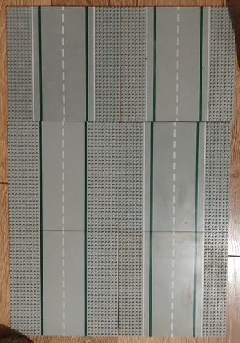 Lego grey road plates - grey,