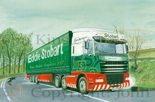 Eddie stobart daf truck a - eddie,