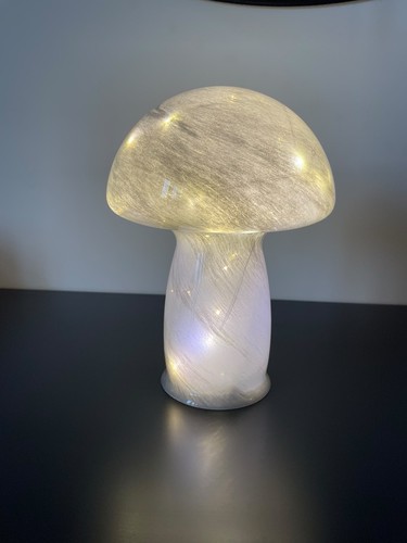 Grey mushroom light table - light,