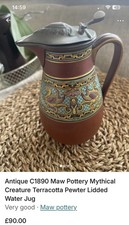 ANTIQUE c1890 MAW POTTERY