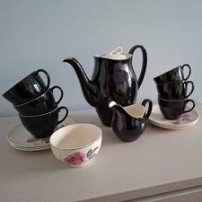 Vintage Mid Century Black &