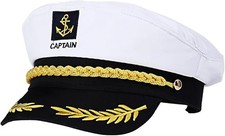 Adult Navy Captain Hat Yacht
