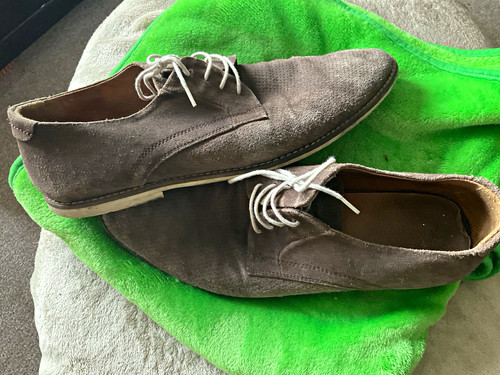 Men grey suede derby - men’s,