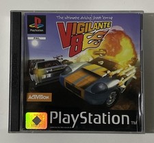Vigilante 8 (Sony PlayStation 1, PS1) Complete with Manual- Tested & Working