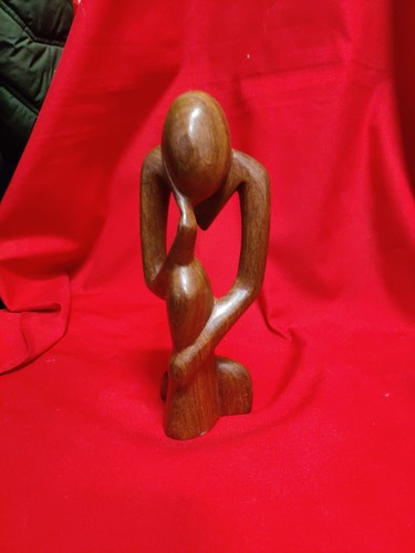 Wooden sculpture figurine - sculpture,