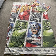 Avengers Single Bedding Fabric Material Reversible Super Hero Duvet Cover Bb4b
