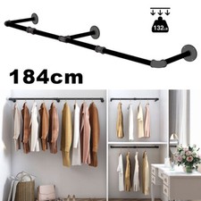 Industrial Pipe Clothing Rack