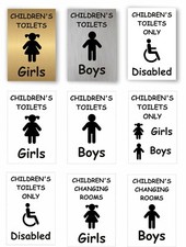 CHILDREN'S toilet changing