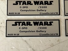 Job Lot x6 Star Wars C-3PO