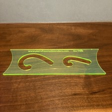 Parrs 16b Free Motion Quilting Ruler 16 Feather/Curves/Curls Template/Guide 3mm