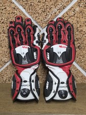 Knox Handroid - Medium  -Men's Motorcycle Gloves Red Motorbike Bike Sport Track